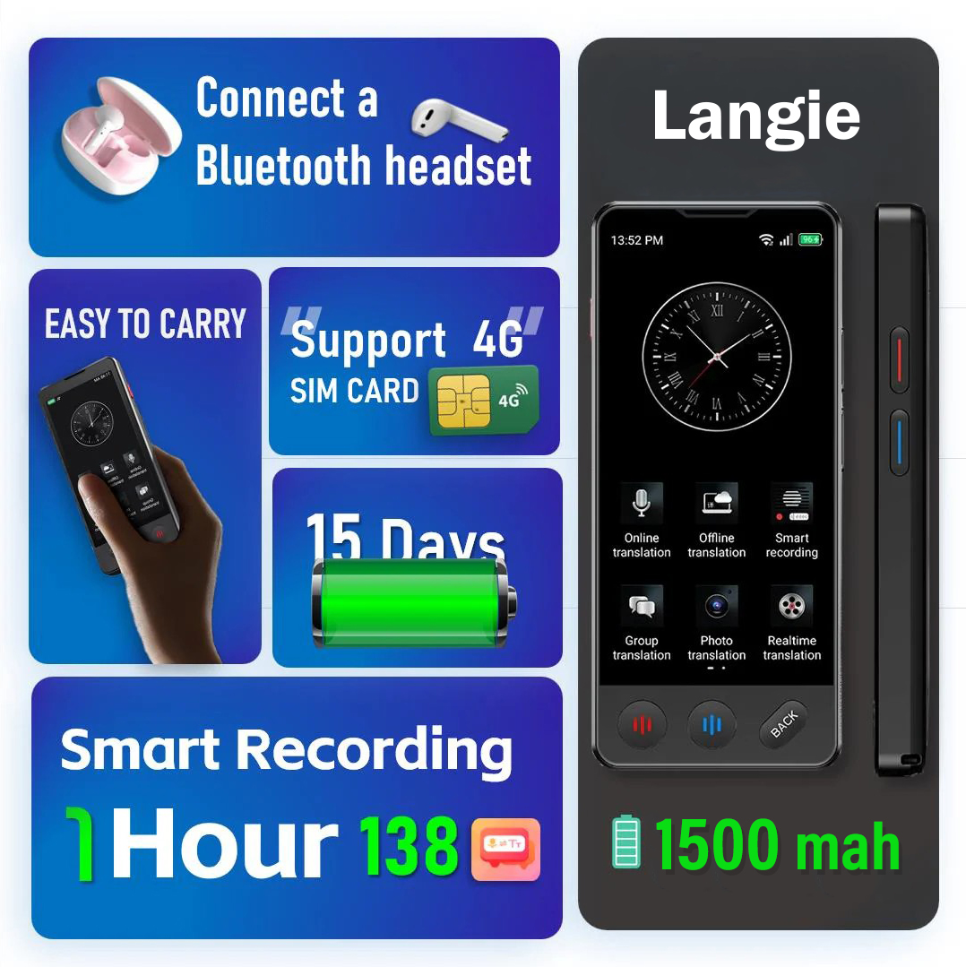 Υποστήριξη ακουστικών bluetooth langie s3, διάρκεια μπαταρίας